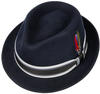 Stetson Lancover Trilby Wollhut - Einfarbiger Hut mit Ripsband - Eleganter...