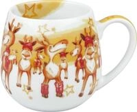 Konitz Kuschelbecher Merry Christmas - Weihnachtsparty | 420 ml Becher aus Porzellan