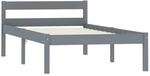 vidaXL Kiefernholz Massiv Bettgestell Holzbett Einzelbett Futonbett Massivholz...