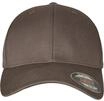 Flexfit Unisex Cap Wooly Combed, Unisex Baseballkappe, Youth, Darkgrey/Darkgrey