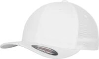 Flexfit Erwachsene M&uuml;tze Tactel Mesh, White, L/XL, 6533