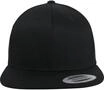 Flexfit Cap Organic Cotton Snapback, Black, one Size, 6089OC