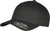 Flexfit Unisex 6277DC-Flexfit Wooly Combed Adjustable Baseball Cap, Black/Black, one