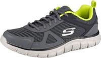 Skechers Track, Herren Laufschuhe, Grau (Charcoal/lime), 47.5 EU