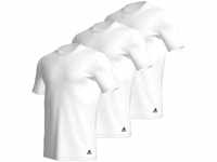 Adidas Herren kurzarm Unterhemd (3er Pack) rundhals Crew Neck T-Shirt (Gr. S - 3XL),
