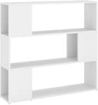 vidaXL B&uuml;cherregal Raumteiler Standregal Wandregal B&uuml;cherschrank B&uuml;rorregal Regal