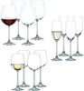 Spiegelau & Nachtmann, Vivendi, 12-teiliges Gläser Set, 4X Rotweinglas, 4X