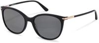 Rodenstock Damen R3322 leichte und runde Brille aus hochwertigem Acetat, Black, Rose