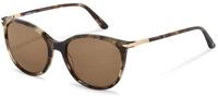 Rodenstock Damen R3322 leichte und runde Brille aus hochwertigem Acetat, Braun, S EU