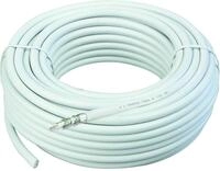 Schwaiger Premium SAT Koaxialkabel 135 dB, 25m, wei&szlig;, unkonfektioniert, 5-Fach
