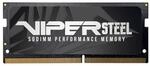 Patriot Viper Steel DDR4 RAM 8GB (1X8GB) 3200MT/s CL18 1,35V SODIMM...