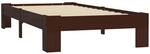 vidaXL Kiefernholz Massiv Bettgestell Holzbett Einzelbett Futonbett Massivholz...
