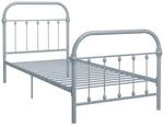 vidaXL Bettgestell Klassisch Metallbett Bett Einzelbett Schlafzimmerbett...