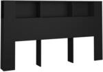 vidaXL Bett Kopfteil mit Ablagen Kopfteil-Regal Wand-Kopfteil...