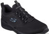 Skechers Damen 149693 BBK Sneaker, Black Mesh/Trim, 36 EU