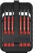 Wiha 43155 electricTORX Plus 6-TLG. in slimBit-Box Bit Set Rot
