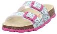 Superfit M&auml;dchen Fussbettpantoffel Hausschuh, Grau Mehrfarbig 2510, 24 EU