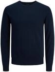 JACK & JONES Einfarbig Strickpullover | Regular Fit, Einfarbig, Langarm, Casual, Bei