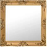 vidaXL Wandspiegel im Barock-Stil 60x60 cm Golden