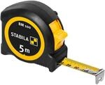 STABILA Taschenbandma&szlig; BM 100, 5 m, Ma&szlig;band mit metrischer 1000er-Skala,