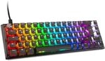Ducky One 3 Aura Black SF Gaming Tastatur, RGB LED - MX-Blue