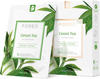 FOREO Green Tea klärende Sheetmaske für zu Unreinheiten neigende Haut, 3er Pack,