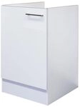 Smart M&ouml;bel Sp&uuml;lenunterschrank ohne Sp&uuml;le/Arbeitsplatte 50 cm Wei&szlig; - Nawa