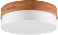 Trio Leuchten Deckenleuchte Seasons 611500301, Holz naturbelassen, Schirm Stoff