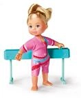Simba 105733596 - Evi Love Gymnastics, Puppe als Turnerin, mit Schwebebalken,...