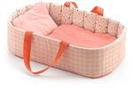 Djeco Zubeh&ouml;r Wiege Pink Lines Puppenbett Baumwolle