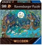 Ravensburger Wooden Puzzle 17516 - Fantasy Forest - 500 Teile Holzpuzzle f&uuml;r