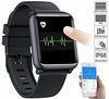 Newgen Medicals Smartwatch: Fitness-Uhr mit Blutdruckanzeige, EKG, Bluetooth,