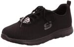 Skechers Damen Ghenter Bronaugh Sneaker, Black Mesh Water And Stain Repellent