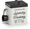 HTI-Living Waschpulver-Box, Metall Laundry Waschmittelbox