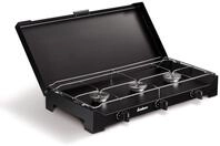Enders Campingkocher DALGETY 3 Black, Gaskocher, 3-flammig, Edelstahlbrenner,