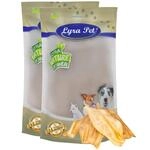 Lyra Pet&reg; 200 Rinderohren getrocknet ca. 4 kg Kausnack f&uuml;r Hunde Leckerli 