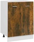 vidaXL Unterschrank Lyon R&auml;uchereiche 60x46x81,5 cm Holzwerkstoff