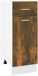 vidaXL Unterschrank mit Schublade Lyon R&auml;uchereiche 30x46x81,5 cm