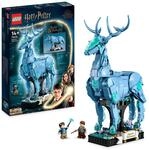 LEGO 76414 Harry Potter Expecto Patronum, 2 in 1 Hirsch und Wolf Figur, 2-in-1