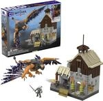 MEGA The Witcher - Geralts Greifjagd Bauset mit LED-Lichtern, Bauspielzeug f&uuml;r