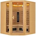 Artsauna Eck-Infrarotkabine Nyborg E150K - Infrarotsauna 150x150 cm mit
