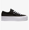 DC Shoes Damen Manual Sneaker, Black/Black/White, 37 EU
