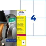 AVERY Zweckform B3483-50 Strapazierf&auml;hige Folienetiketten (200 Aufkleber, 105x148mm