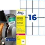 AVERY Zweckform B5274-50 Strapazierf&auml;hige Folienetiketten (800 Aufkleber, 52x74mm