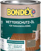 Bondex Wetterschutz Öl Grau 0,75 L für 8 m² | Langanhaltender Schutz |...