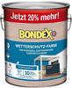 Bondex Wetterschutz Farbe Anthrazit (RAL7016) 3 L für 27 m² | Extreme...
