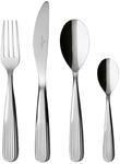 Villeroy & Boch &ndash; Rose Garden Besteckset 24tlg. Silber/Platin, Sp&uuml;lmaschinenfest,