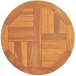 vidaXL Teak Massiv Tischplatte Massivholzplatte Holzplatte Ersatztischplatte...