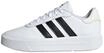 adidas Damen Court Platform Shoes, Cloud White / Core Black / Chalk White, 40 EU
