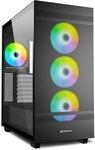 Sharkoon Rebel C50 Black RGB ATX mATX